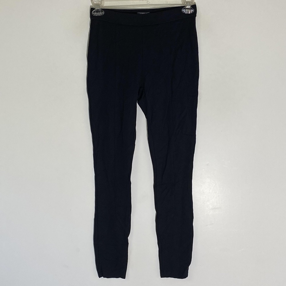 Madison Leggings Womens Medium Black Mid Rise Ankle Knit Pull On Stretch Casual